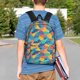 thumbnail image 4 of Easygdp Colorful Fish 1 Mochila Ligera de 15 Pulgadas para Estudiantes, Mochila Cómoda para la Escuela y Viajes, Correas Ajustables, 4 of 6