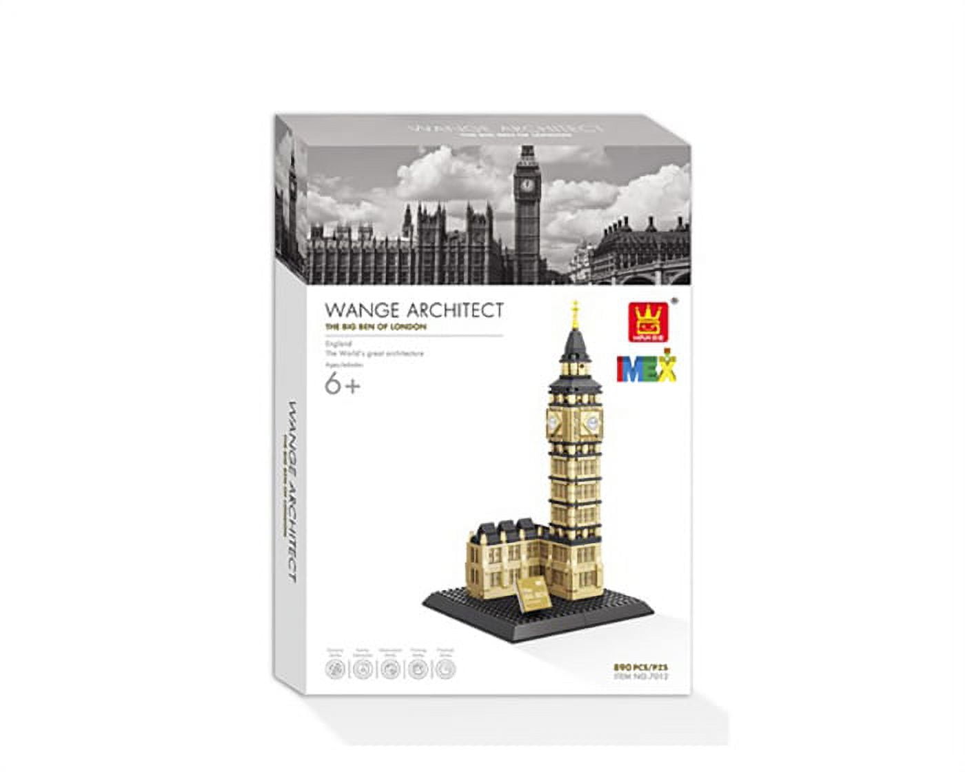 Big Ben Building Block Set (1,664 Pieces) London's Big Ben Clock
