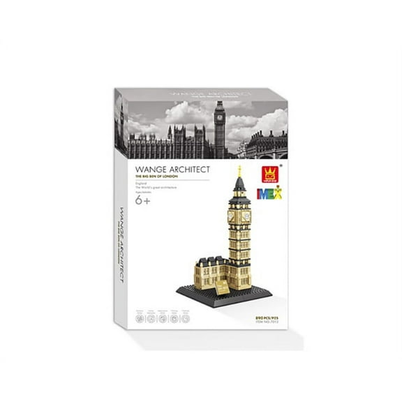 Wange Blocks Architecture Series BIG BEN OF LONDON Compatible Building Brick Set