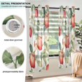 thumbnail image 3 of Yayeee Window Curtains Set of 2 for Living Room Light Filtering 63"x42", Beige Apple Pattern, 3 of 7