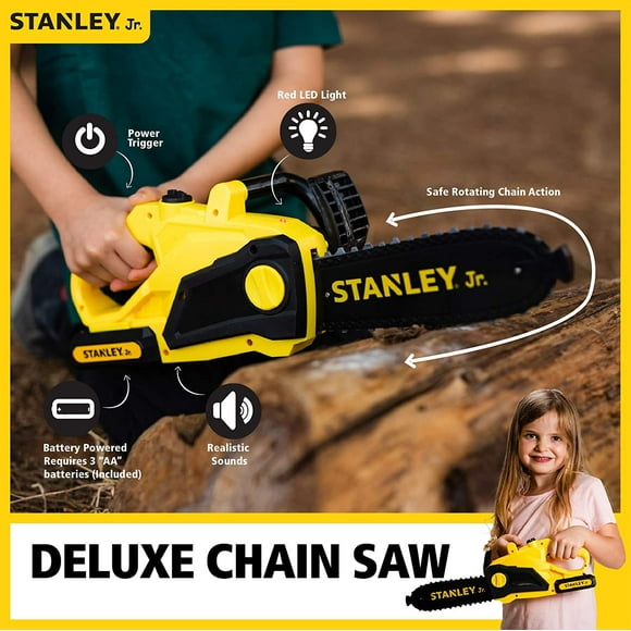 Motosierra Delux que funciona con baterías Red Toolbox Stanley Jr