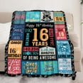 thumbnail image 2 of DAJU 18 Year Old Boy Gift Best Birthday Gifts for 18 Year Old Boy 18 Year Old Boy Birthday Gifts Boys Age 18 Gifts Ideas 18 Yr Old Gifts for Boys 18th Birthday Decorations for Boys Blanket(60*80inch), 2 of 5