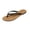 1 Black, variant on Wensltd Women's Sandals Summer Rubber Sole Sandals Flip Flop Design Outdoor Lightweight Comfort Slippers White