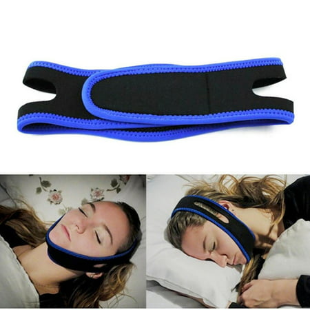 Anti Snore Stop Snoring Sleep Apnea Belt Chin Strap Jaw Support solution