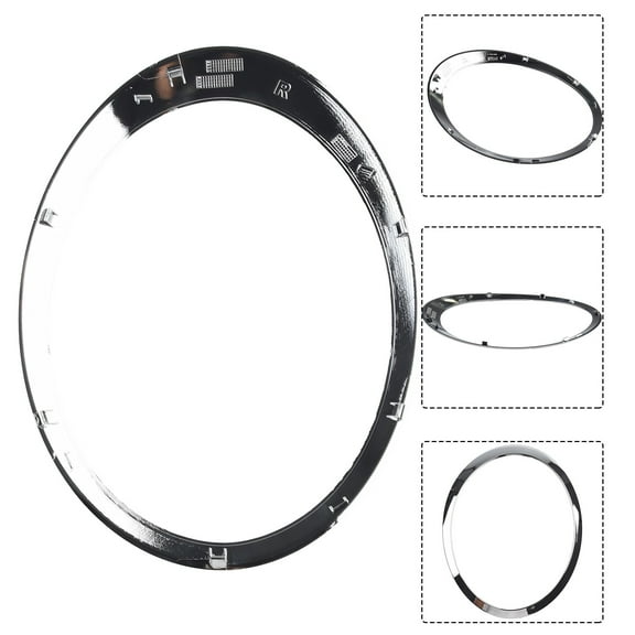 Right Chrome Headlight Trim Ring Set for Mini for Cooper 2007-2010-2015