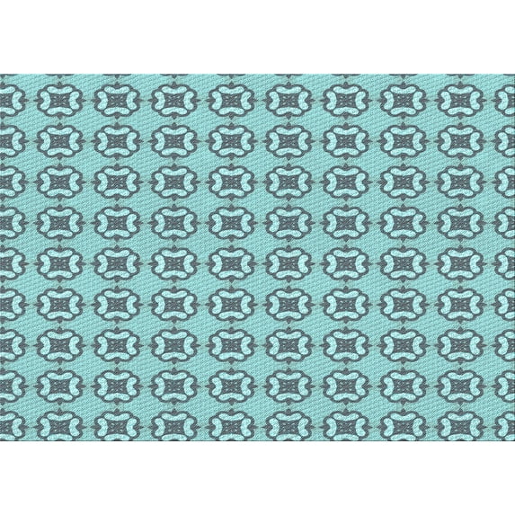 Ahgly Company Indoor Rectangle Patterned Sea Turtle Green Area Rugs, 2' x 4'