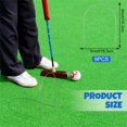 thumbnail image 2 of Juego de 9 puntos Deekin Croquet Wickets de acero, 20 x 15 cm, en forma de U, 2 of 7