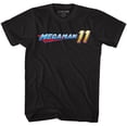 thumbnail image 1 of Mega Man Mega Logo Black Adult T-Shirt, 1 of 2