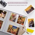 thumbnail image 6 of Large Photo Album Self Adhesive 4x6 5x7 8x10 Scrapbook Album DIY Picture Book, Gifts for Mom, Family Baby and Wedding, with Metal Pen and Plastic Board, 6 of 9