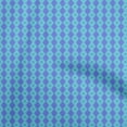 thumbnail image 1 of oneOone Polyester Lycra Medium Blue Fabric Asian Ikat Sewing Craft Projects Fabric Prints By Yard 56 Inch Wide, 1 of 4
