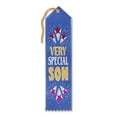 thumbnail image 2 of Pack of 6 Blue "Very Special Son Award" School Award Ribbon Bookmarks 8", 2 of 2