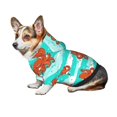 thumbnail image 7 of Fotbe Octopuses Print Small Dog Sweater Hoodies Pet Grey Hooded Soft Fleece Sweatshirts with Pocket Fall Winter Puppy Cat Sweaters Warm Clothes-XX-Large, 7 of 7