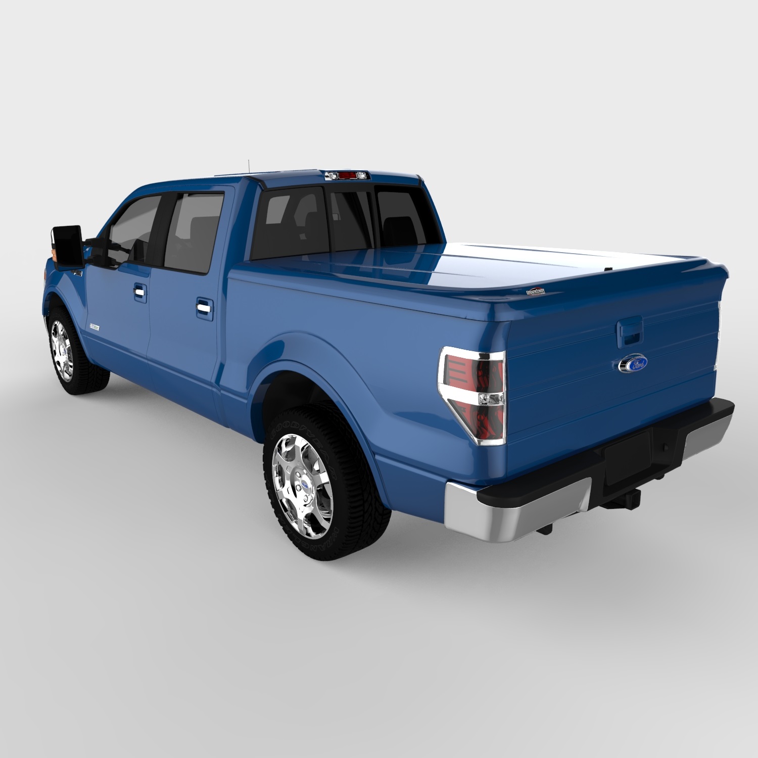 Undercover Uc2146l Sz 09 13 F150 5 5 Lux Tonneau Cover Blue Flame Walmart Com Walmart Com