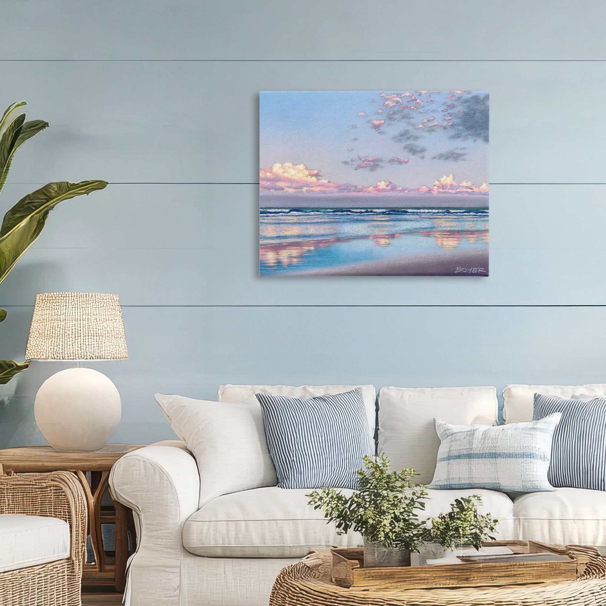 Stupell Industries Nature's Poetry Seascape Canvas Wall Art, design by Susy Boyer