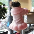 thumbnail image 3 of LNMQLPDBS Baby Girls Fluffy Faux Fur Coat Toddler Warm Plush Jacket Kids Winter Luxury Outerwear Girls Soft Sherpa Overcoat Casual Cold Weather Daily Wear with Ruffle Hem and Collar, 3 of 6