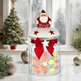 thumbnail image 4 of Christmas Decorations Glass Storage Jars With Santa Lid,Christmas Glass Storage Jars With Airtight Lid Xmas Storage Canister for Kitchen Countertop Decor Cookie Jars Candy Containers, 4 of 9