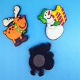 thumbnail image 5 of Paquete de 3 imanes navideños para nevera, regalos de Navidad, decoración del hogar, imán para nevera para niños, imán para nevera con forma de muñeco de nieve, Papá Noel y alce, diseño elegante y pop, 5 of 5