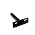 thumbnail image 4 of 4 piezas de soporte de estante de estante de 4 pulgadas Soporte de soporte de estante ciego negro resistente, soportes de estante montados en la pared ocultos con tornillos y tacos de pared, 4 of 4