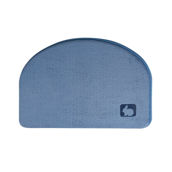 Hiroekza Slow-rebound Bathroom Rugs Non Slip Washable Bath Mat 40x60cm Quick Dry Anti Mold Shower Rug Cloud Comfort Bath Rug For Bathroom Floor Tub and Shower Modern Blue