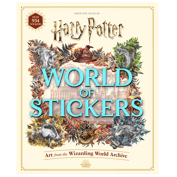 Harry Potter World of Stickers: Art from the Wizarding World Archive (Hardcover)