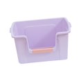 thumbnail image 1 of Semi Open Durable Kitten Sandbox for Pet Accessories Travel Puppy Violet, 1 of 7