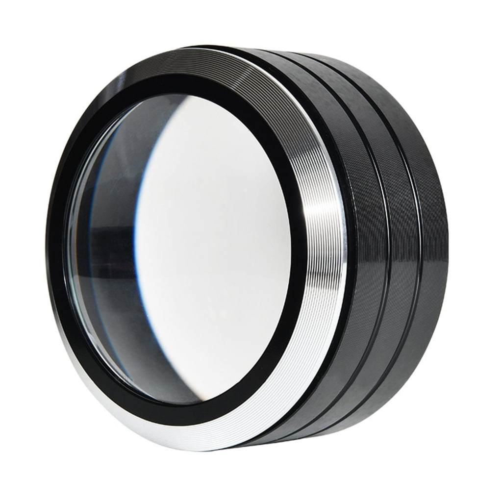 Lightweight Magnifier Glass for Books Desk Paperweight with Elegant Metal Finish