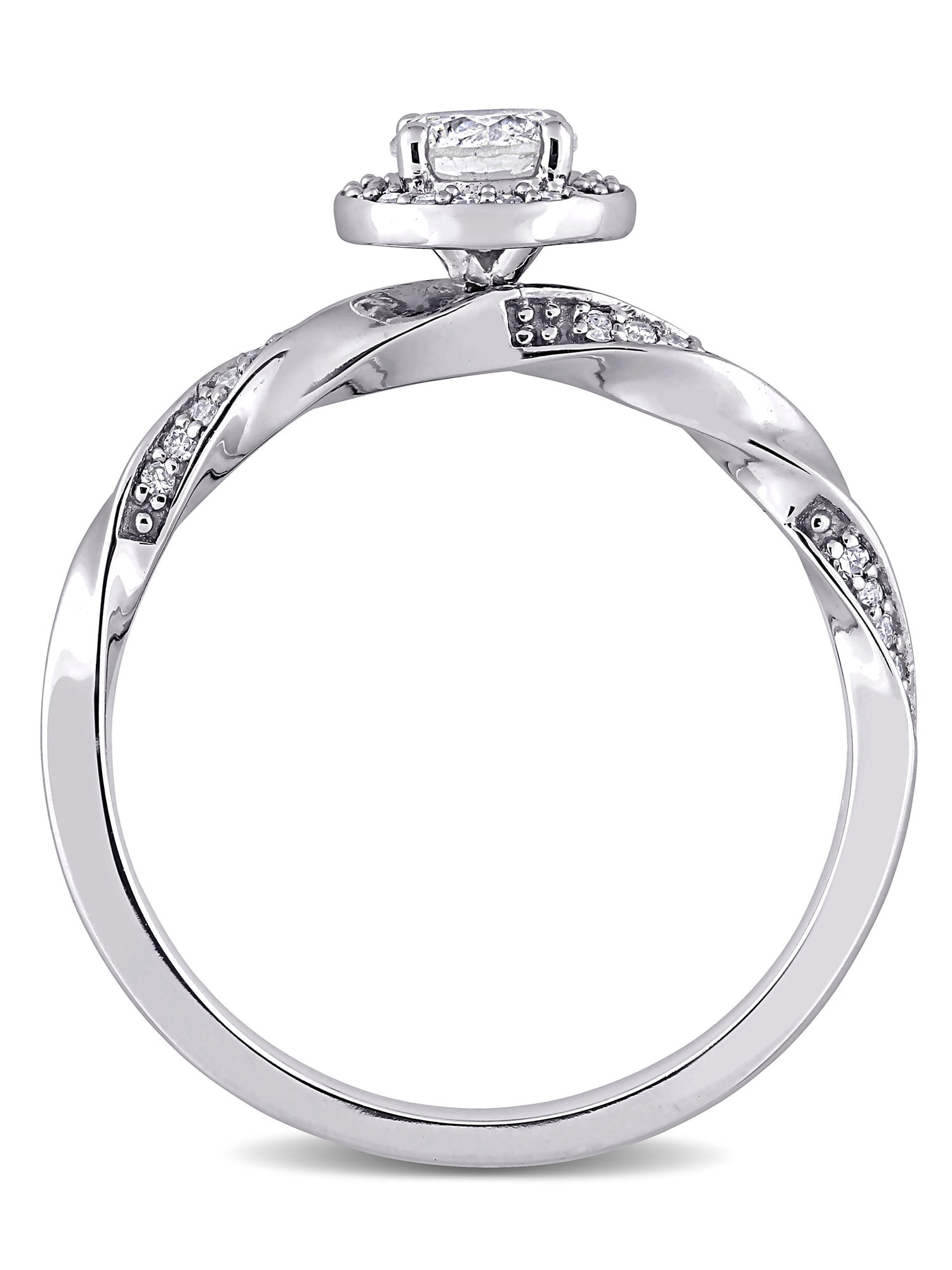 Everly Women's Diamond 10K White Gold Engagement Ring