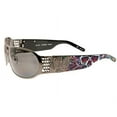 thumbnail image 2 of Christian Audigier Splatter Sunglasses - Gunmetal, 2 of 2