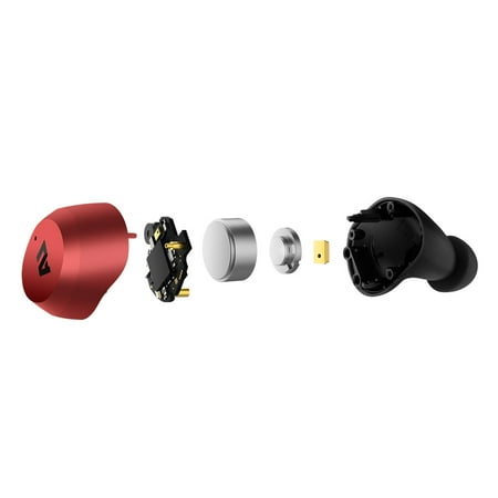 Ausounds - AU Stream Hybrid True Wireless Noise Cancelling Earbuds - Red