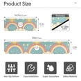 thumbnail image 3 of Yayeee Faucet Mat for Kitchen Sink 14.7" Diatomite Long Splash Guard Pad, Retro Beige Rainbow, 2 Pack, 3 of 7