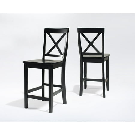 - Crosley Furniture X-Back Bar Stool with 24