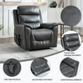 thumbnail image 4 of Sesslife Power Lift Recliner Chair, Electric Recliner Chair with Heat and Massage for Elderly, Single Sofa Recliner with Cup Holders and Side Pockets, Ergonomic Lounge Recliner Chair, Dark Gray, 4 of 7