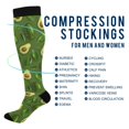 thumbnail image 4 of joogoo Green Avocado Leaves Socks Women Men Knee High Sock, 4 of 8