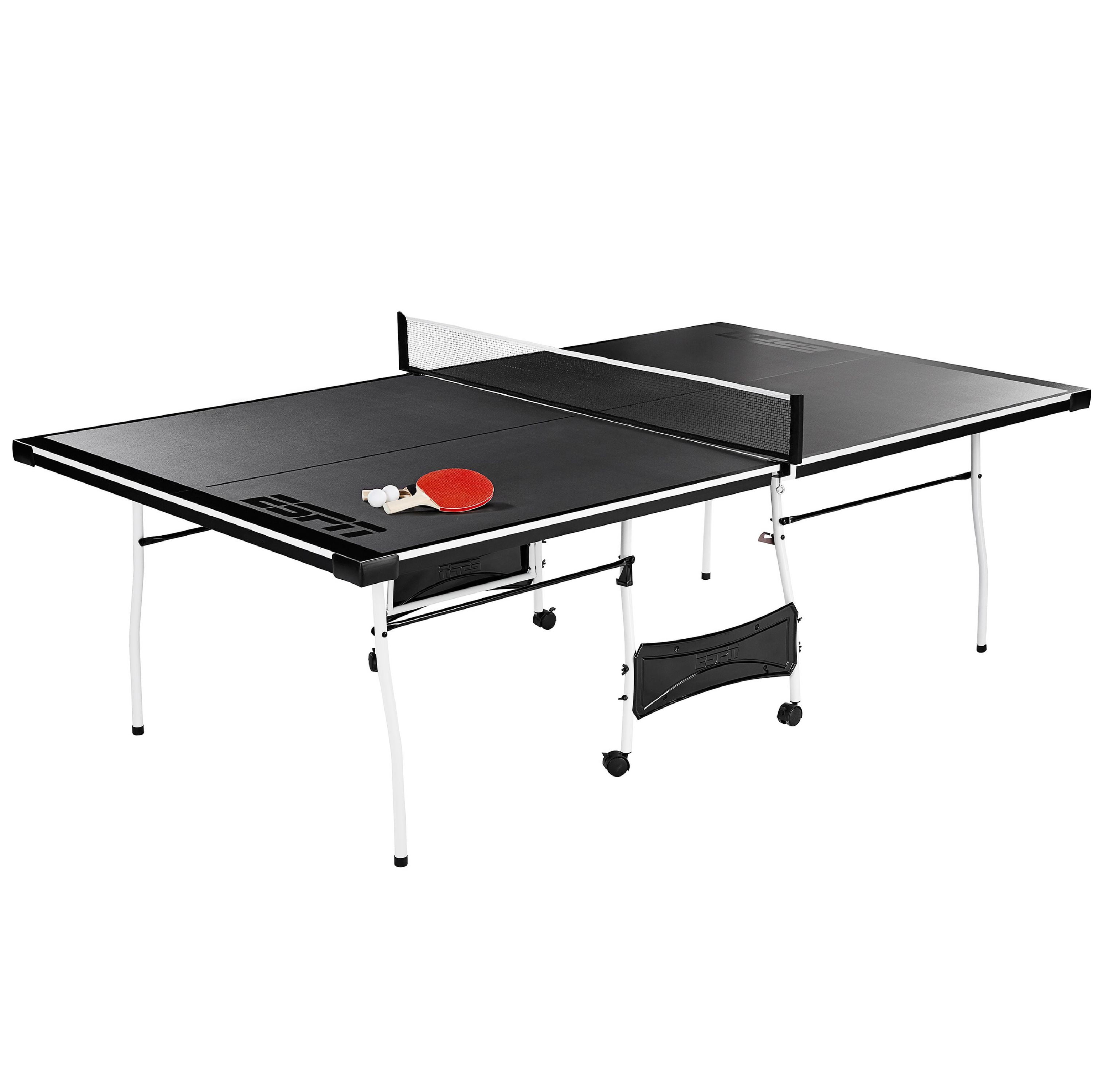 Submerged Extinct Post-impressionism ESPN Mid Size 15mm 4-Piece Indoor Table Tennis Table, Accessories Included,  Black - Walmart.com