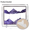 thumbnail image 5 of Aoderun Moving Sand Art Liquid Motion with Clear Frame Decor Home Relaxing Toy (7×9in,Purple), 5 of 5