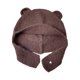 thumbnail image 2 of Lindo gorro de punto con orejas de oso, regalo de cumpleaños, gorro cálido resistente al viento, gorro de punto para senderismo Café, 2 of 9