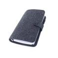 thumbnail image 1 of Funda de fieltro Binder Zelten A6/A5 con 6 orificios, 80 hojas y bolsillo, 1 of 9