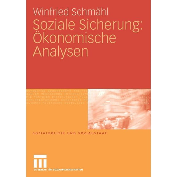 Sozialpolitik Und Sozialstaat Soziale Sicherung: Ãkonomische Analysen, (Paperback)