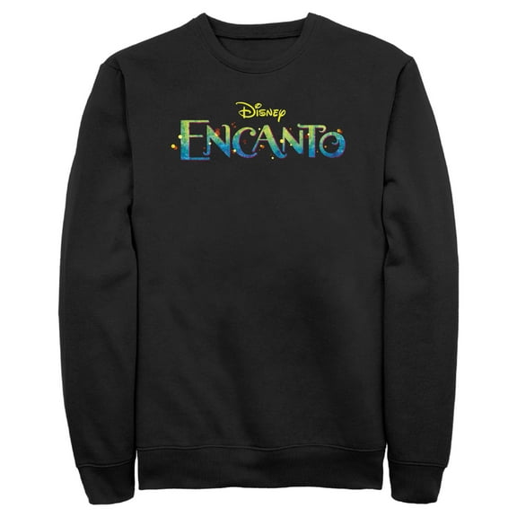 Men's Encanto Colorful Logo Sweatshirt Black 2X Large