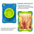 thumbnail image 3 of Dteck Case for iPad 9.7" 2018/2017, Heavy Hybrid Rugged Shockproof Case with Handle Kickstand/Adjustable Shoulder Strap for iPad 6th Gen/iPad 5th Gen 9.7", Blue+Green, 3 of 7
