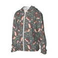 thumbnail image 2 of Sigee Hedgehogs and Flowers1 Print UPF50+ Men's Sun Protection Hoodie Shirt SPF UV Shirt Long Sleeve Fishing Outdoor Lightweight, S-3XL, 2 of 9