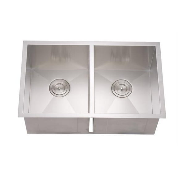 Dawn® Undermount Equal Double Square Sink