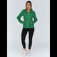 thumbnail image 5 of Sudaderas con Capucha y Cremallera para Mujer, Chaquetas de Forro , Sudaderas de Gran Tamaño, Conjuntos de Moda de Otoño, Suéteres, Ropa de Invierno. Verde L, 5 of 9