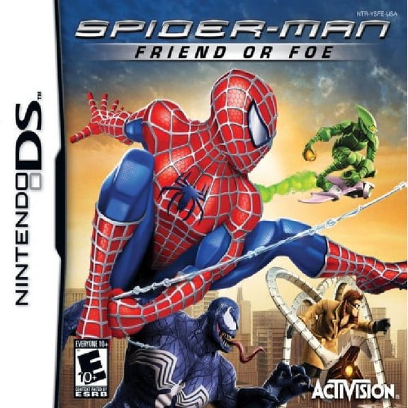 Restored Spider-Man: Friend or Foe (Nintendo DS, 2007) Marvel Super Hero Game (Refurbished)