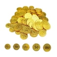 thumbnail image 4 of 2x 100 Pedaozs Juguete de Monedas de de Plástico Chips de Accesorios de Disfraces Cosplay para de Halloween Hugo Fichas de póquer juego de casino, 4 of 10
