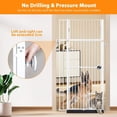 thumbnail image 4 of Pet Gate LiTail 71 extra alto con puerta para gatos de 68 a 95 cm de ancho, color blanco, 4 of 9