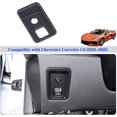 thumbnail image 6 of TINKI Car Electronic Handbrake Trim Cover Compatible with Chevrolet Corvette C8 2020-2023, ABS Dashboard Electronic Handbrake Switch Panel Cover Trims, 6 of 6
