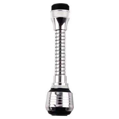 Extensor de cabezal de grifo para salpicaduras, ahorrador de agua de cocina, boquilla de refuerzo con filtro burbujeador giratorio universal