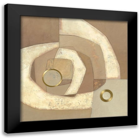 Jones, Jodi 12x12 Black Modern Framed Museum Art Print Titled - Gold Circle