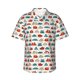 thumbnail image 1 of Fotbe Artoon Car Camisa Hawaiana para Hombre Unisex – Camisa Casual de Verano con Botones de Manga Corta de Algodón y Lino,Large, 1 of 7